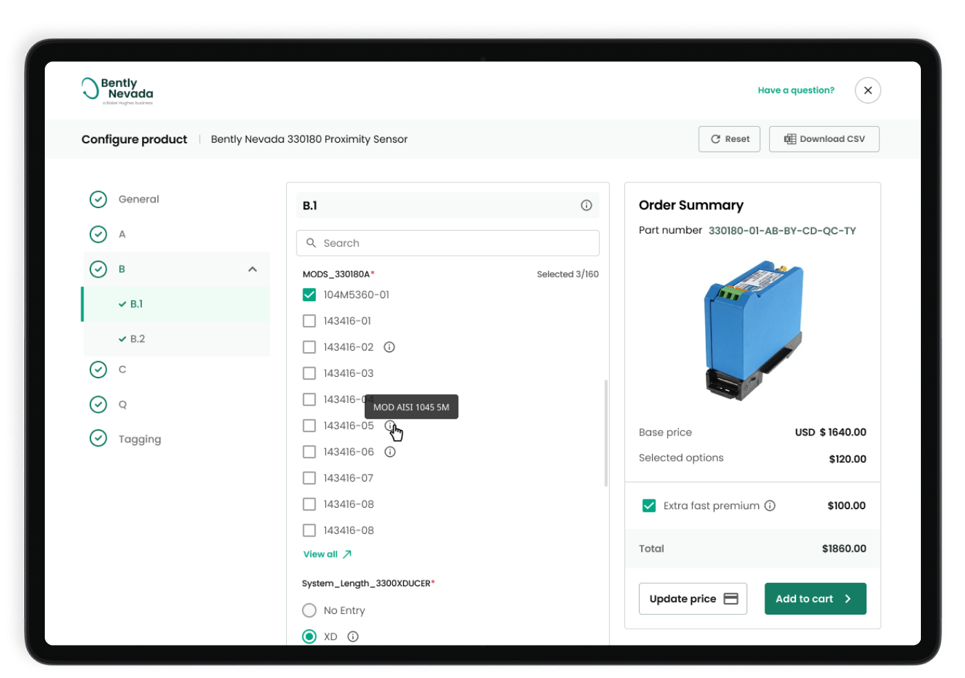 Config Page